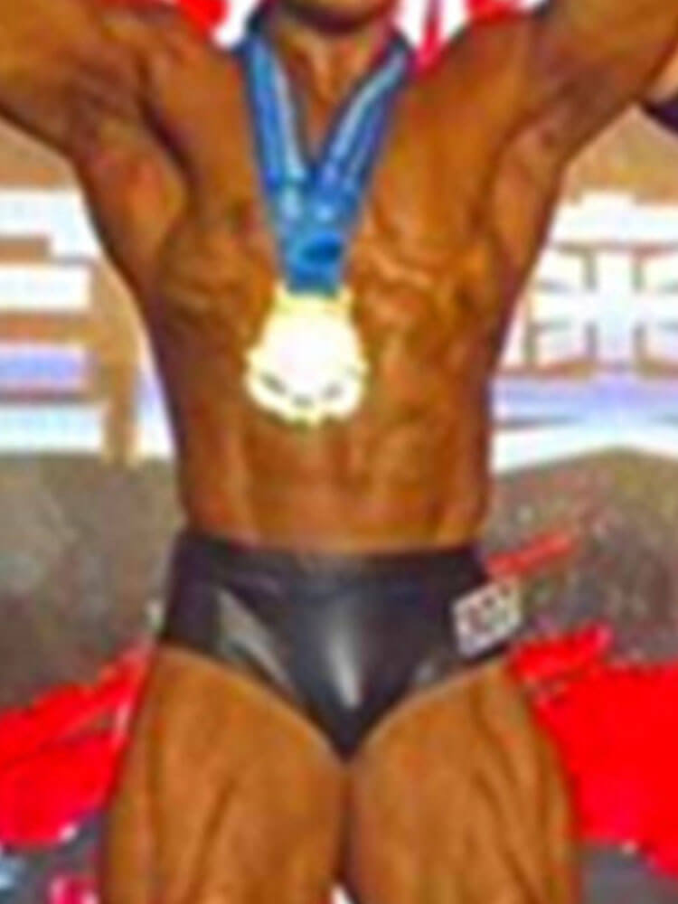 Men's Glossy Stretch Bodybuilding Trunks