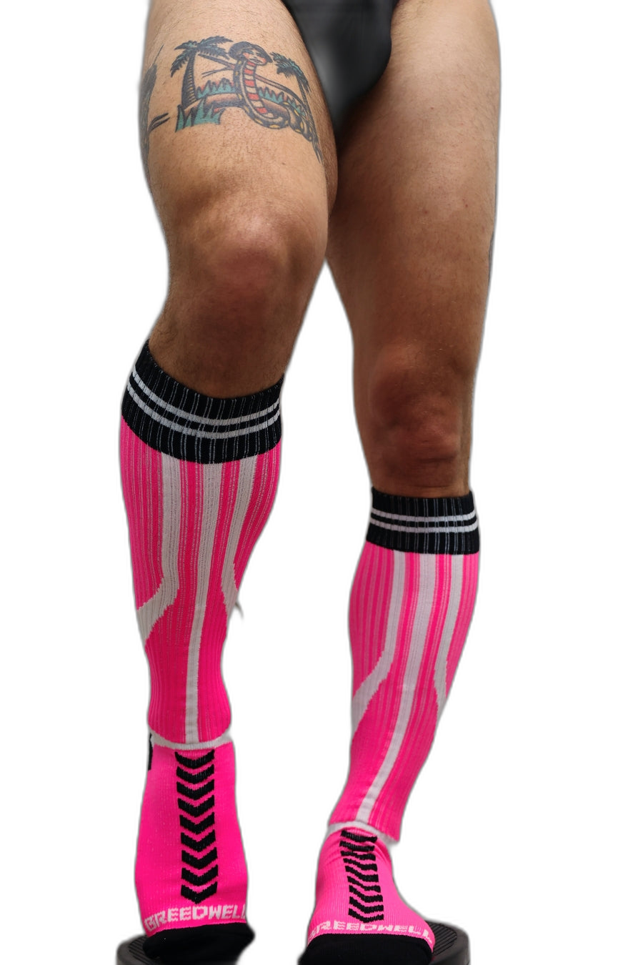 Breedwell Sucker Socks Neon Pink