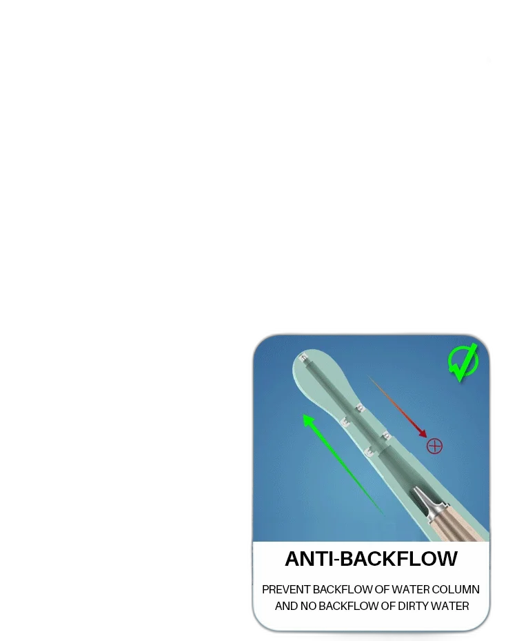Soft Silicone Enema Douche with Anti-Backflow Design