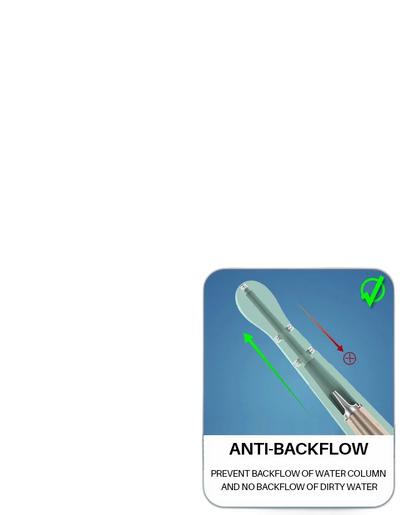 Soft Silicone Enema Douche with Anti-Backflow Design