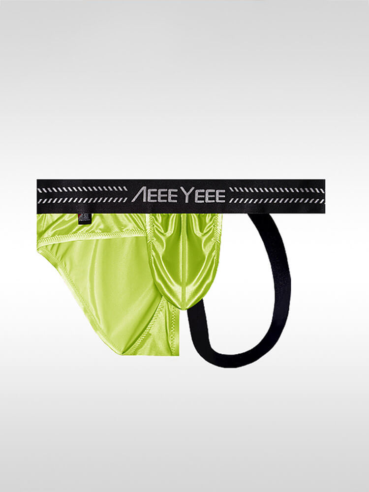 Men's Irregular Triangle Stitching Thong Briefs