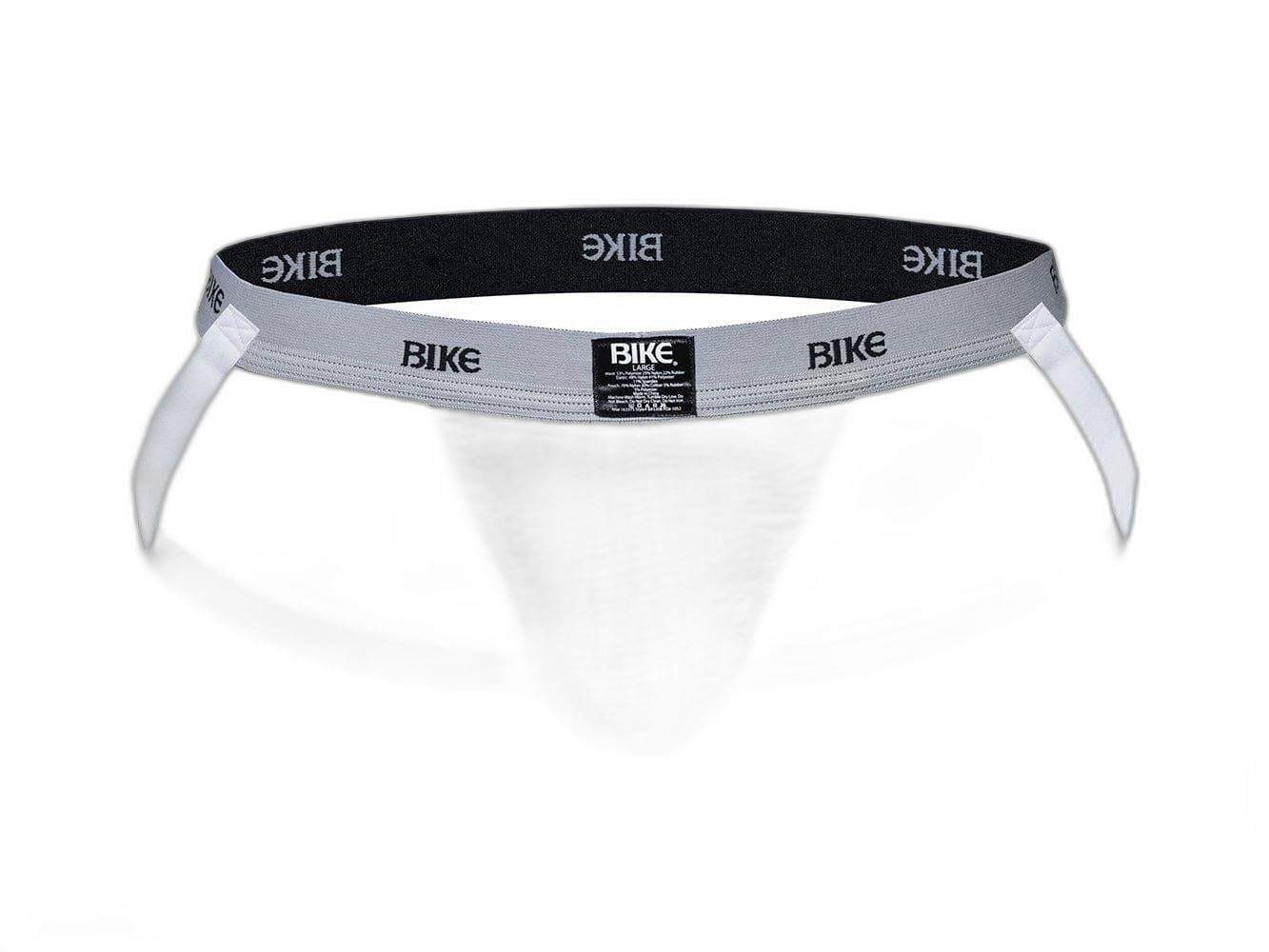BIKE Swimmer Jockstrap, White
