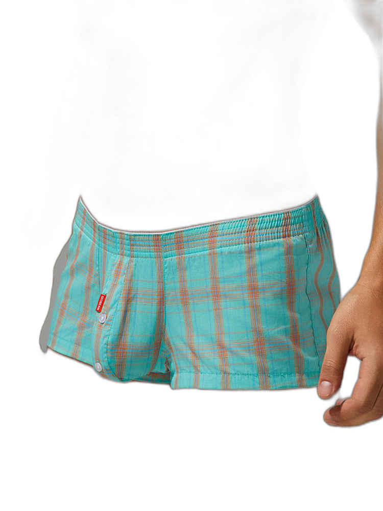 2 Pack Men's Supportive Large Pouch Odor-Resistant Antibacterial Seamless Boxer Shorts