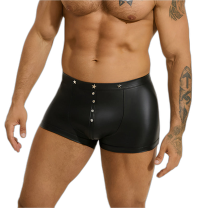 Leather Star Boxer Briefs