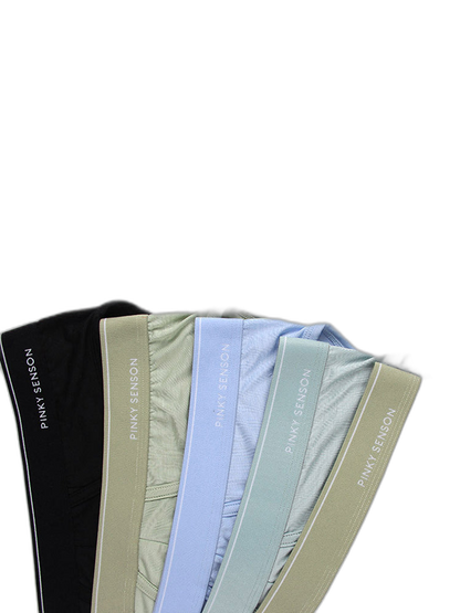 4 Pack Men's Modal Skin-Friendly Solid Color Mid-Rise Briefs