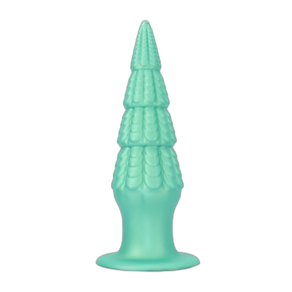 Christmas Tree Dildo - Silicone Butt Plug with Unique Layered Design - 3 Sizes