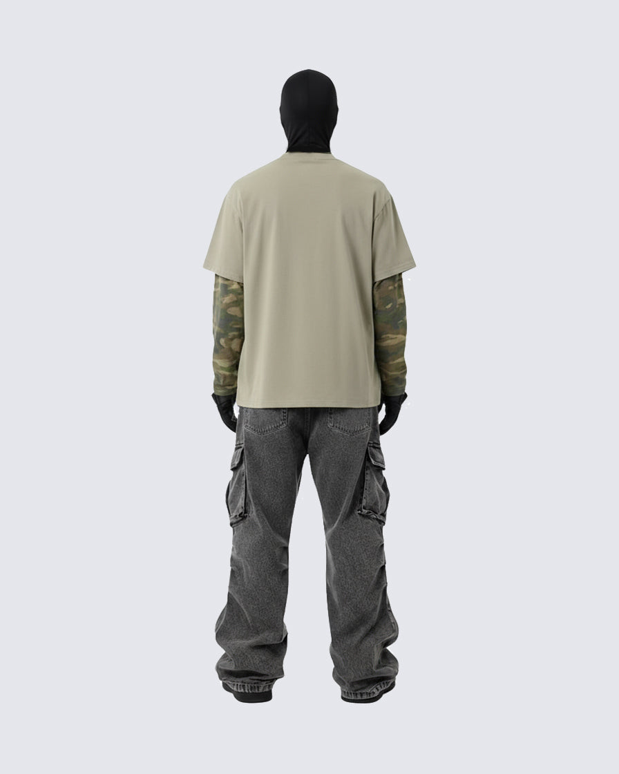 Faux-Layered Rock Tee