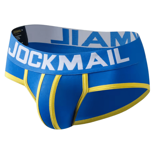 Jockmail Classic Briefs Blue/Yellow