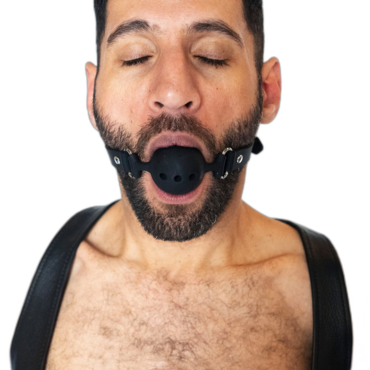 ruff GEAR Breathable Silicone Ball Gag Large