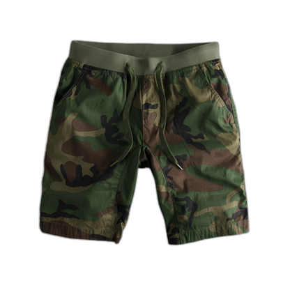 Essentials Cotton Camo Shorts