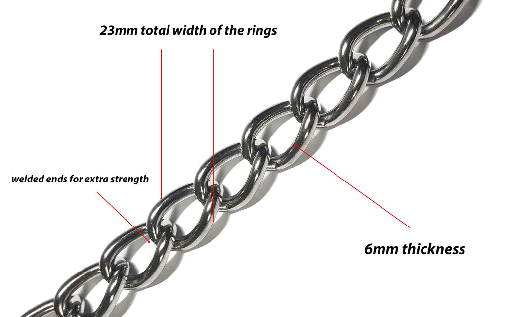 Heavy Duty Leash Chain Dog Lead for any Medium, Large and Extra Large Dog Breed