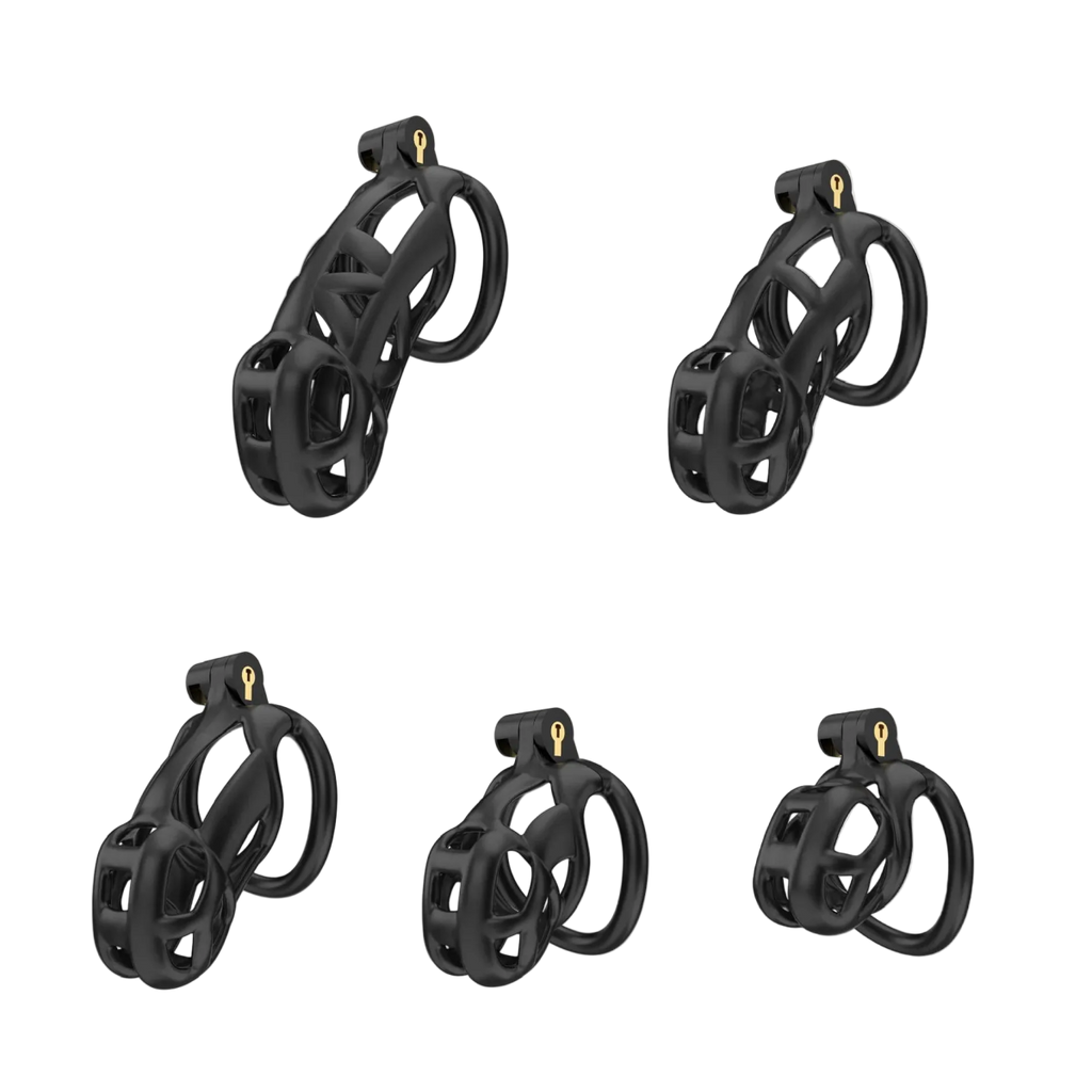 Chastity Cage BDSM Black - The Pup Play Hub