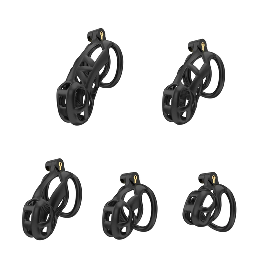 Chastity Cage BDSM Black - The Pup Play Hub
