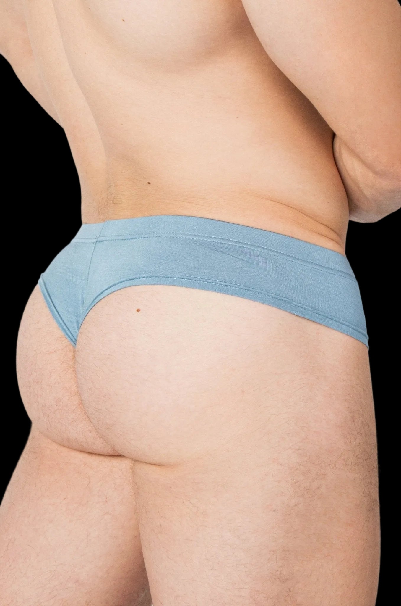 CHEEKY Thong Briefs - Smoky Blue