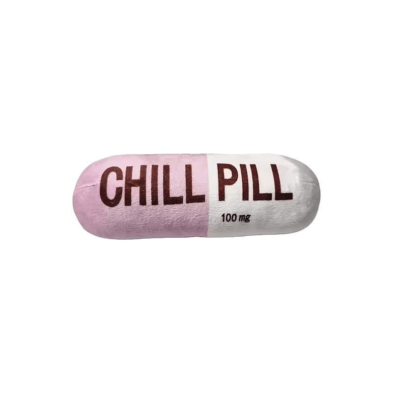 Chill Pill Plushie Pink - The Pup Play Hub