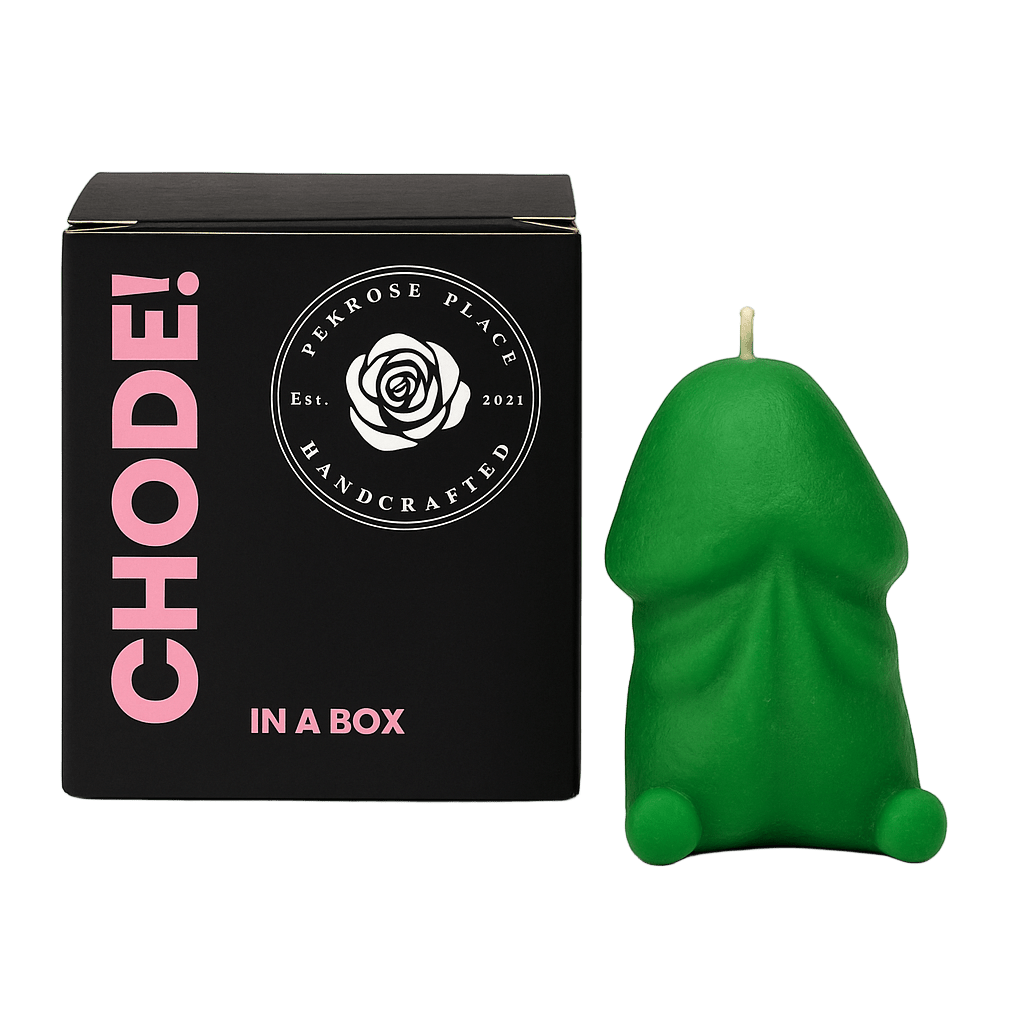 Chode in a Box Apple Candle - The Pup Play Hub