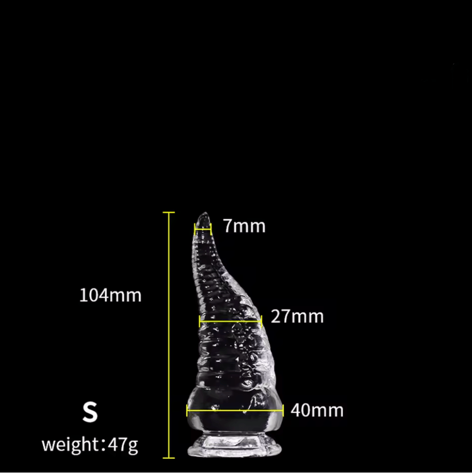 Clear Silicone Tentacle Dildo - The Pup Play Hub