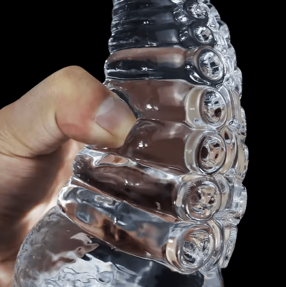 Clear Silicone Tentacle Dildo - The Pup Play Hub