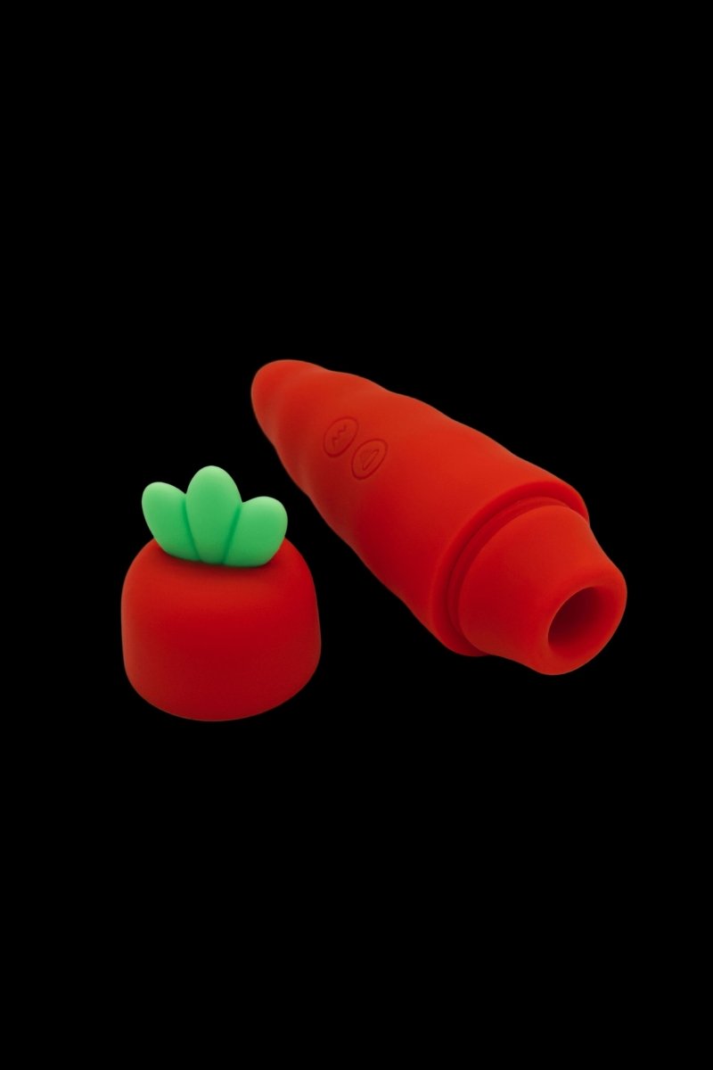 Clitoral Carrot Sucking Vibrator - The Pup Play Hub