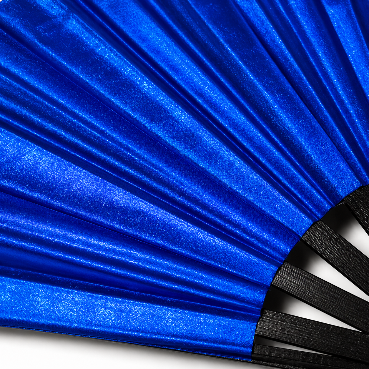 Cobalt Blue Shimmer Metallic XL Festival Fan