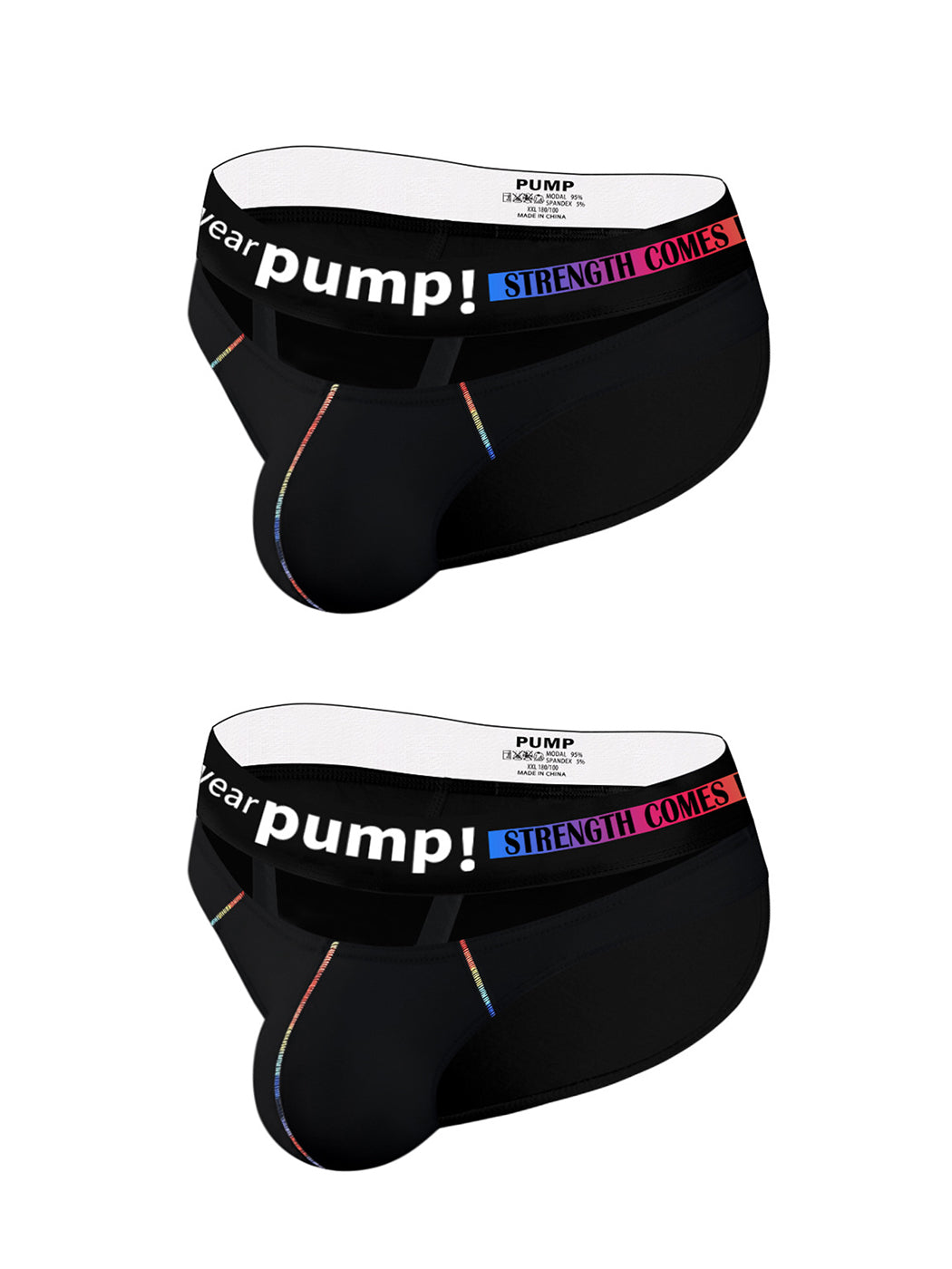 2 Pack Men’s Sexy Low-rise Garter Briefs