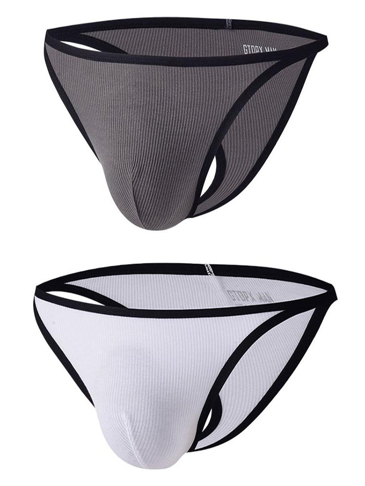 Men's Low-Rise Sexy U-Convex Thong And Briefs