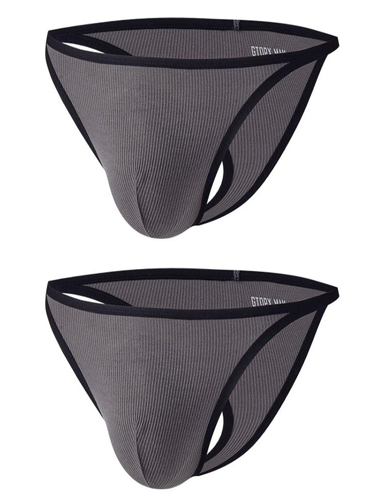 Men's Low-Rise Sexy U-Convex Thong And Briefs