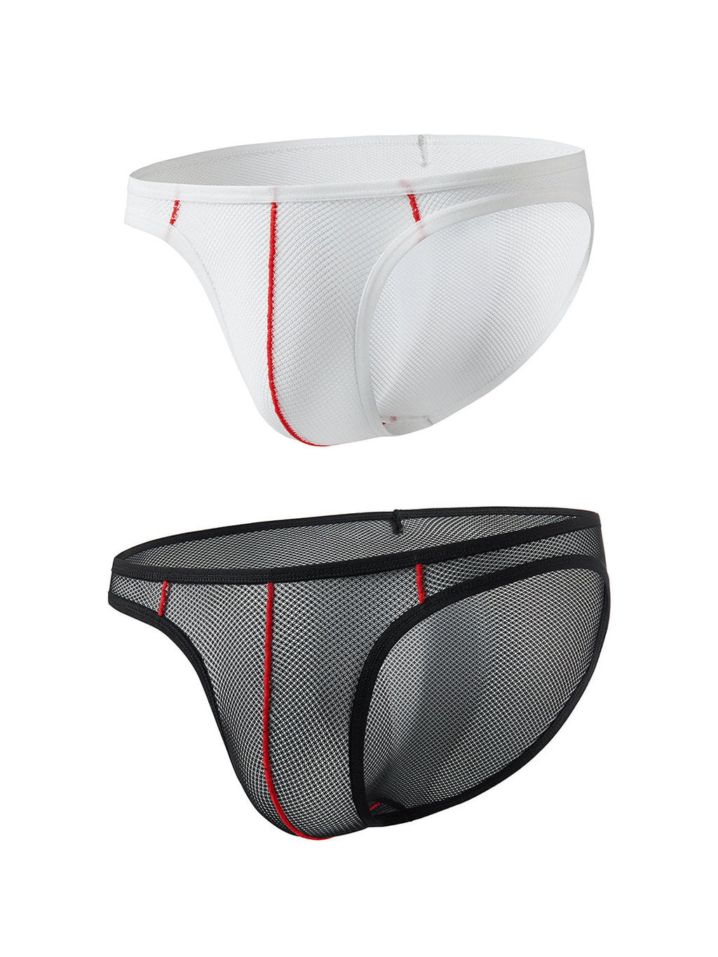 2 Pack Men’s See-through Mesh Bikini