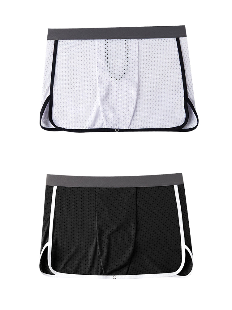 Men's  Button Casual U-Shaped Roman Skirt Dual-Purpose Arrow Pants Underwear