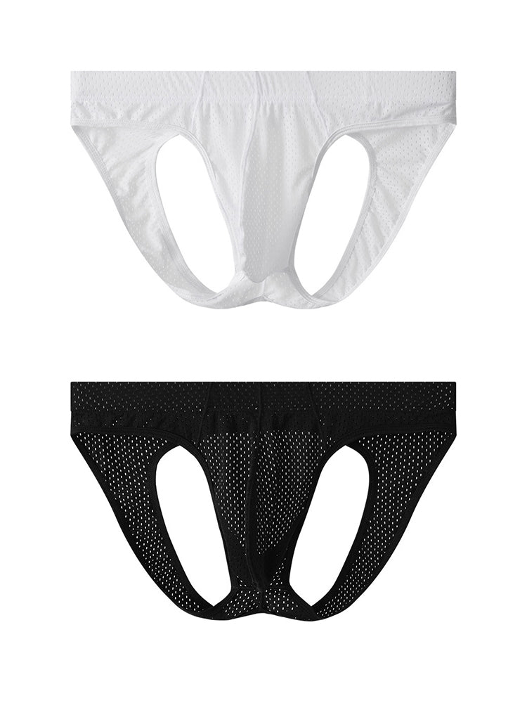 2 Pack Men's Breathable Mesh Jockstrap