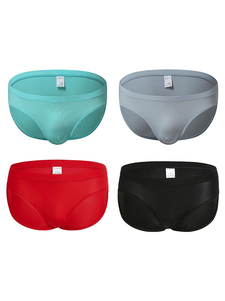 4 Pack Men’s Seamless Ultra-Thin Briefs