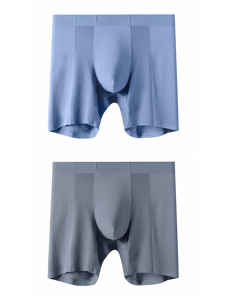 2 Pack Men’s Long Athletic Boxer Briefs