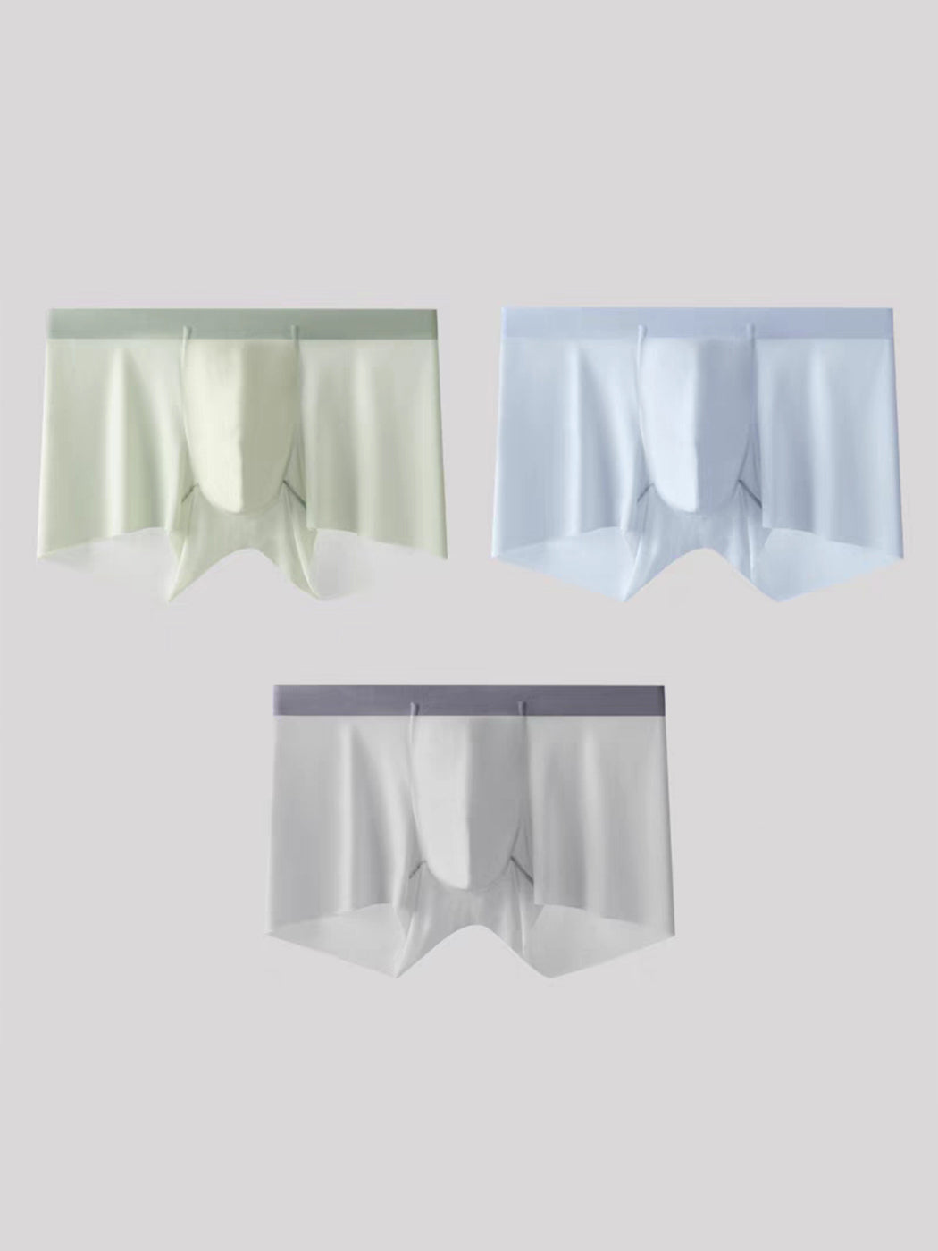 3 Pack Men’s Ultra-thin Seamless Trunks