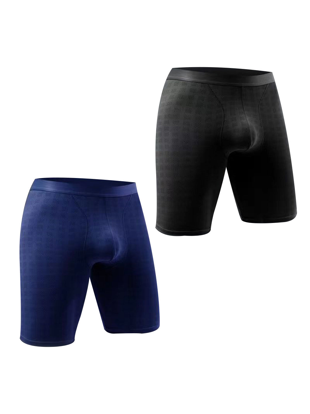 2 Pack Men’s Front Pouch Mesh Boxer Briefs