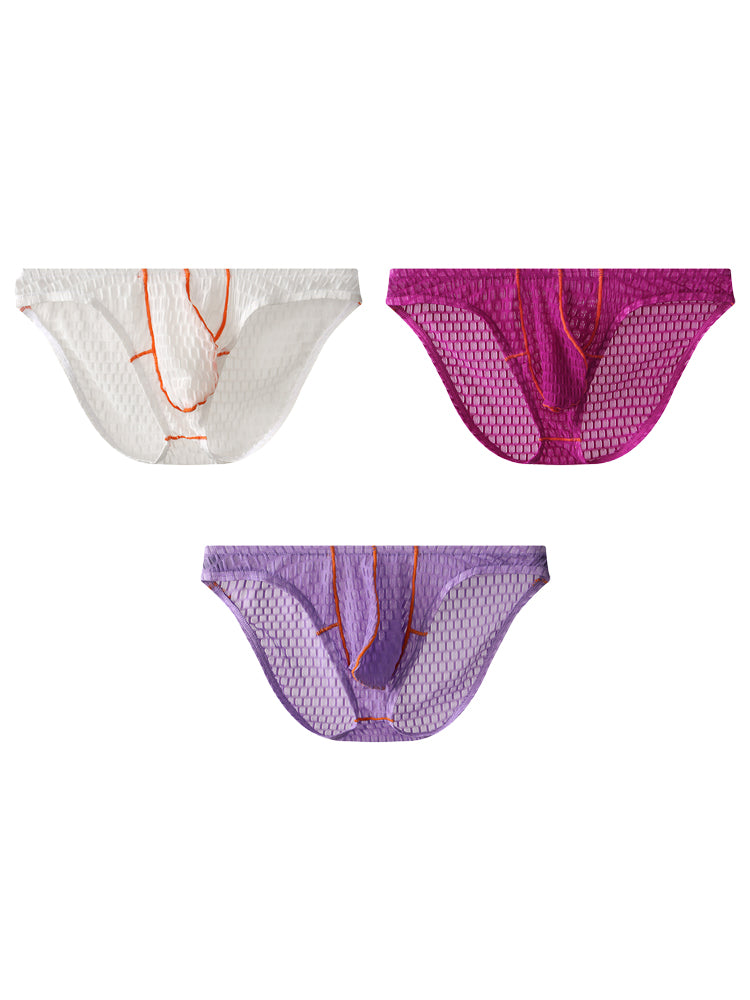 3 Pack Men's Ice Thread Briefs