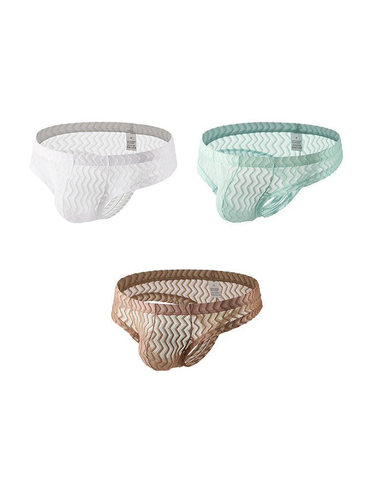3-pack Men's Sexy Lace Thong