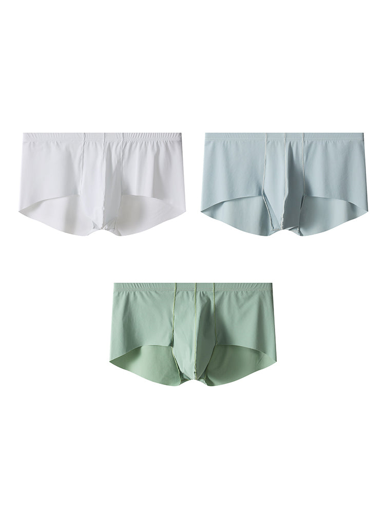 3 Pack Men's Cooling Seamless Trunks