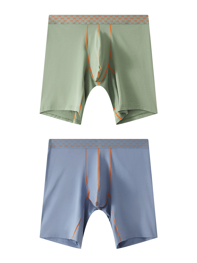 2 Pack Men's Cotton Casual Sporty Mid-Rise Sexy Pouch Midway Briefs