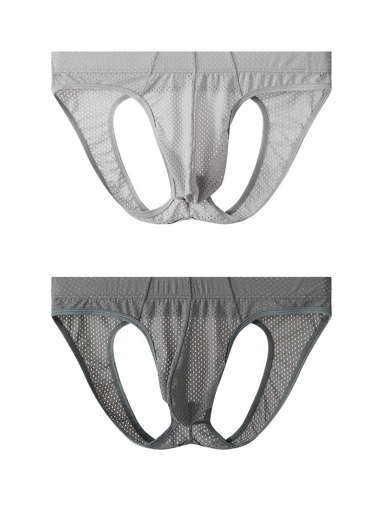 2 Pack Men's Breathable Mesh Jockstrap