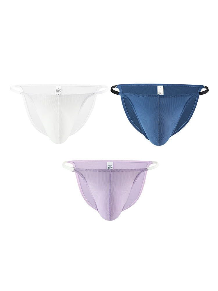 Men's Sexy Big Support Pouch Low-rise String Bikini