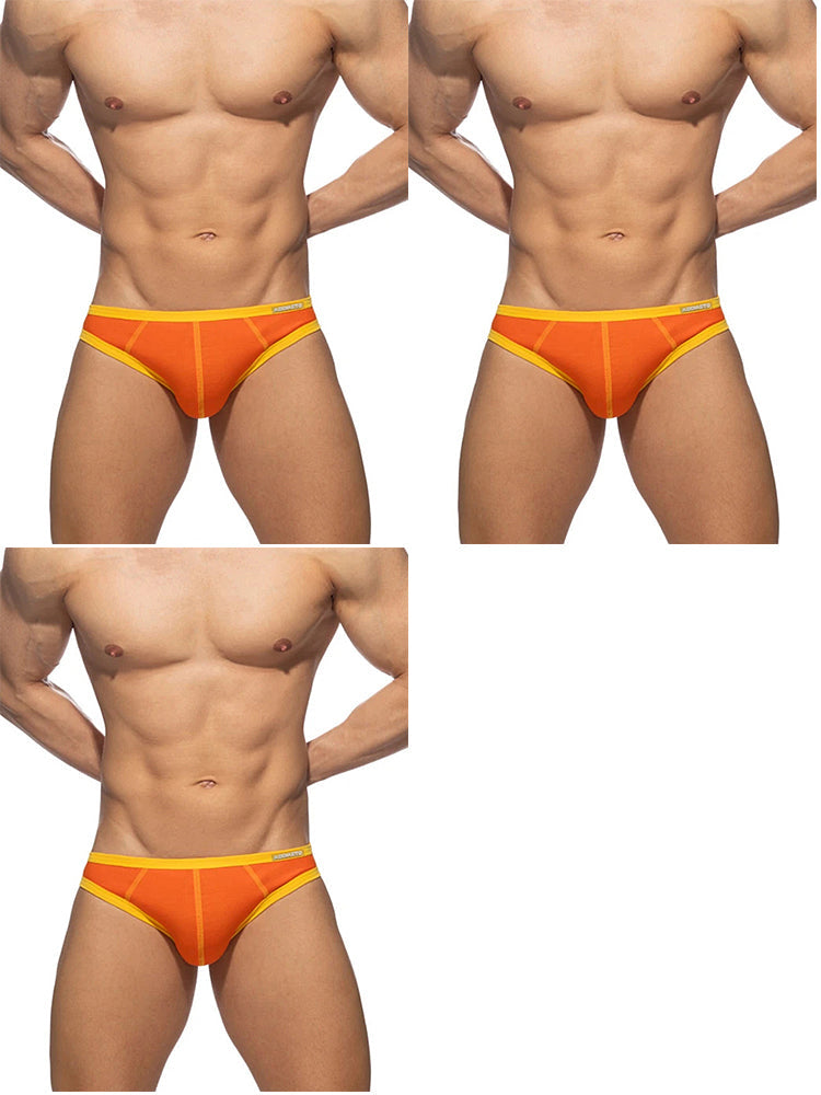 3-pack Men's Cotton 3D U-pouch Briefs
