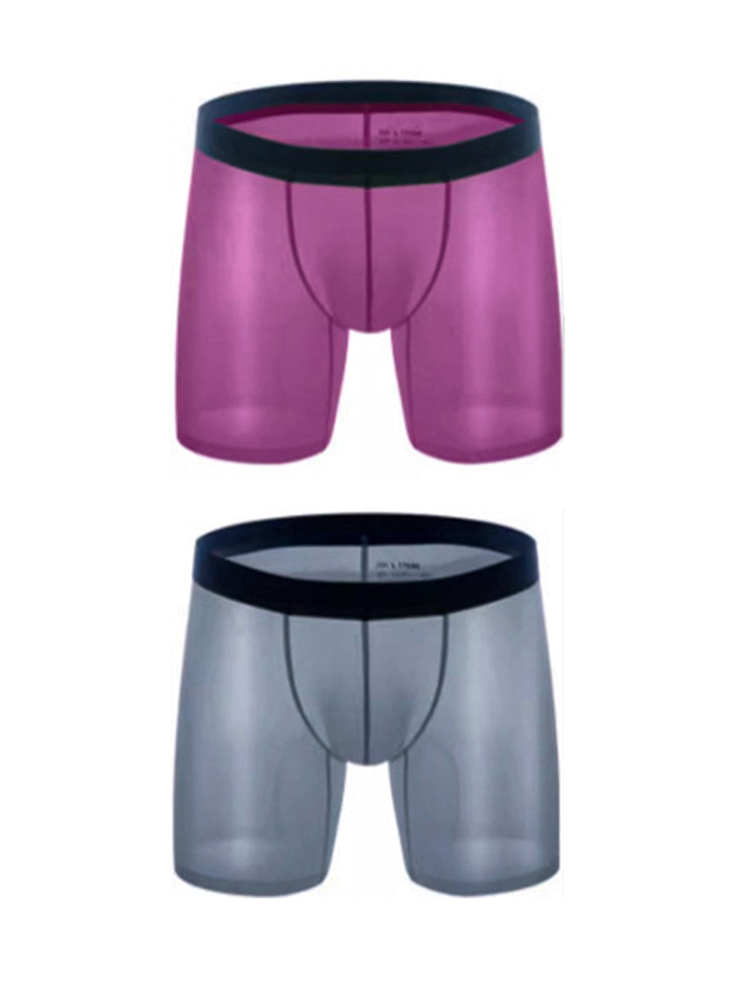 2 Pack Men’s Breathable Athletic Mesh Boxer Briefs