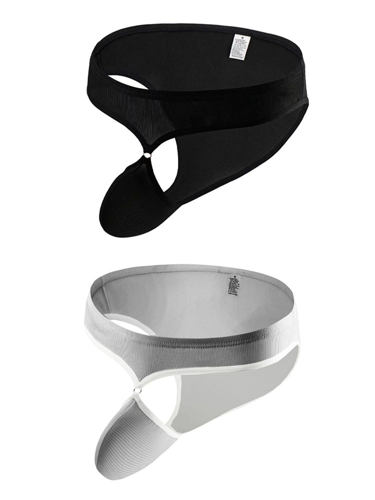 Men's Low Rise Sexy Hollow Pocket Briefs