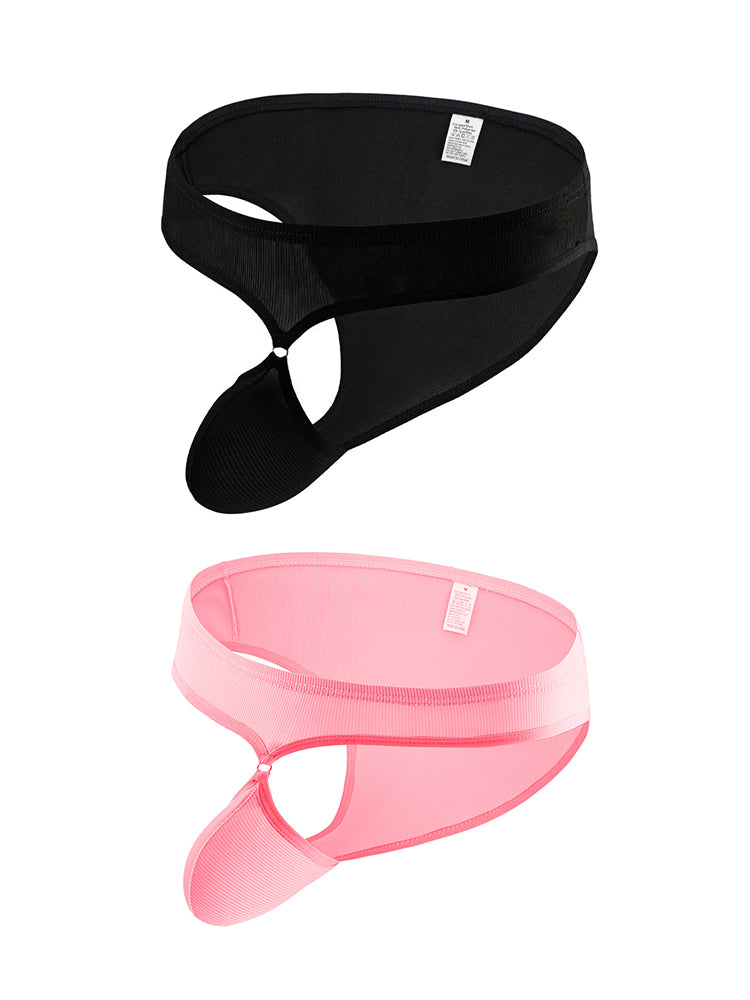 Men's Low Rise Sexy Hollow Pocket Briefs