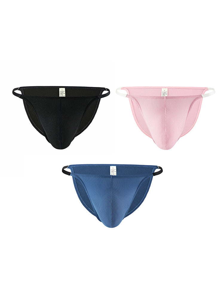 Men's Sexy Big Support Pouch Low-rise String Bikini