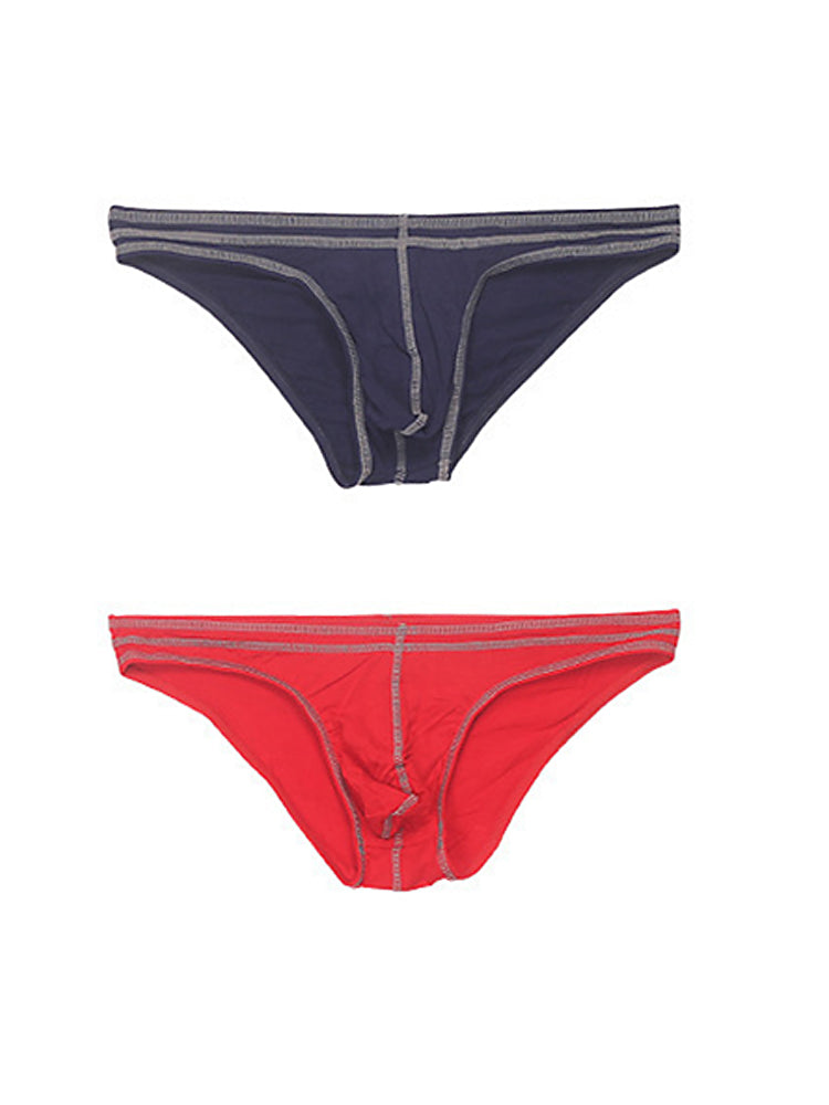 2 Pack Men's Sexy U Convex Pouch Bikini