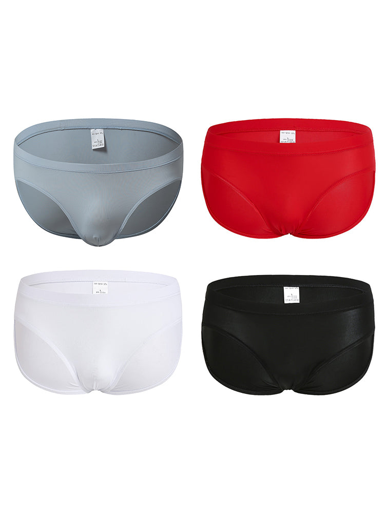 4 Pack Men’s Seamless Ultra-Thin Briefs