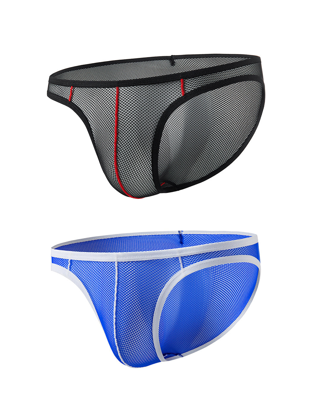 2 Pack Men’s See-through Mesh Bikini