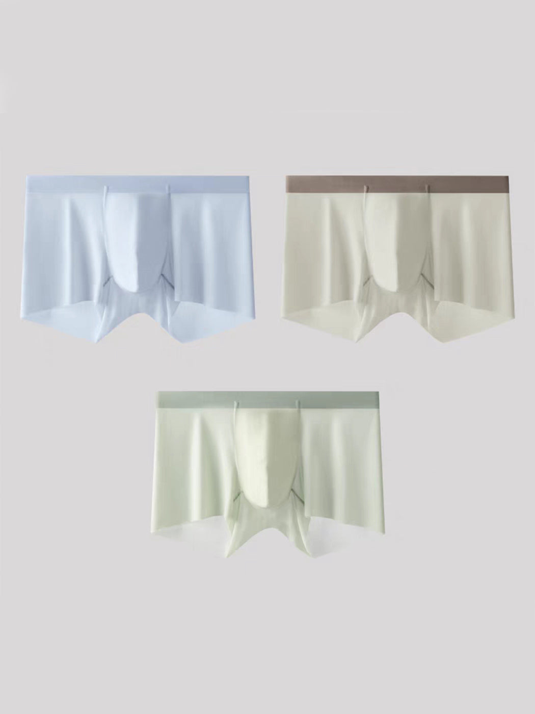 3 Pack Men’s Ultra-thin Seamless Trunks