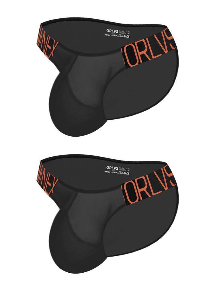 2-Pack Breathable Comfort High Slit Men's Briefs